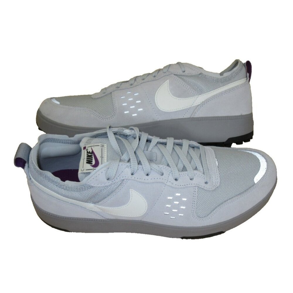 Nike Men's C1TY Suede Mesh Shoes Cement Grey Summit White Sizes NIB FZ3863 007 - Picture 1 of 7